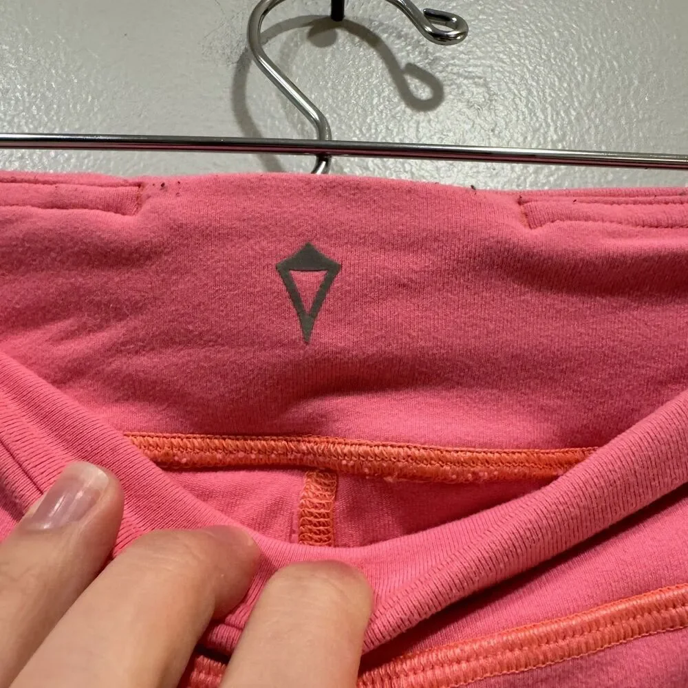 Girls Athletic Bundle Sz M 8/10 Athleta Top Ivivva Leggings Pink Lounge Workout